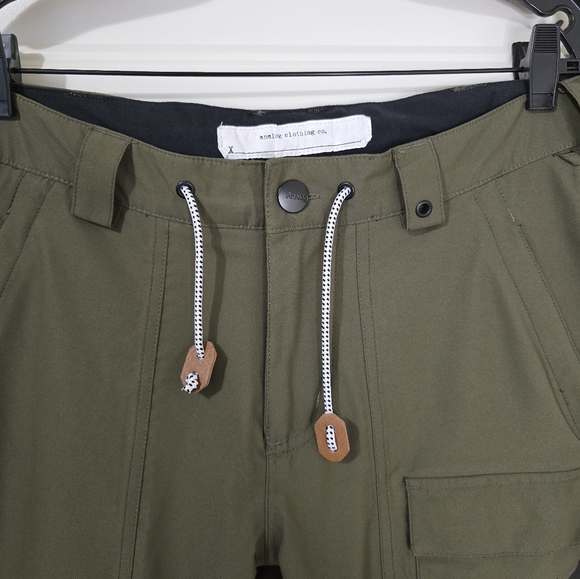 Analog Adventures Snow Pants Olive Men's Medium - Picture 3 of 14